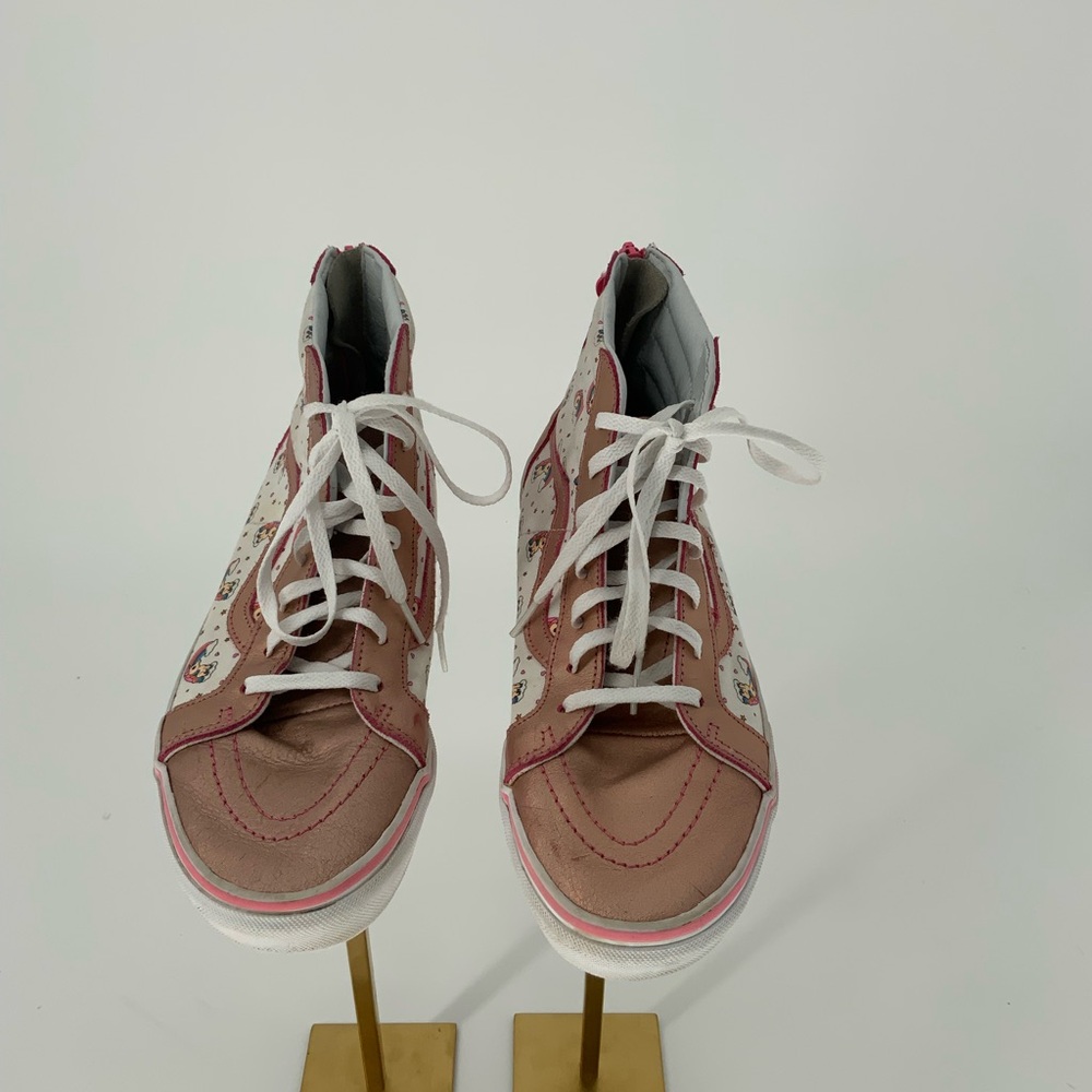 Vans Girl High Top Rainbow Pony Sneakers Size 7